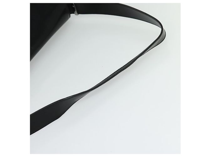 Borsa Gancini in tela e pelle nera argento di Salvatore Ferragamo Auth bs24330 Nero - vista 7