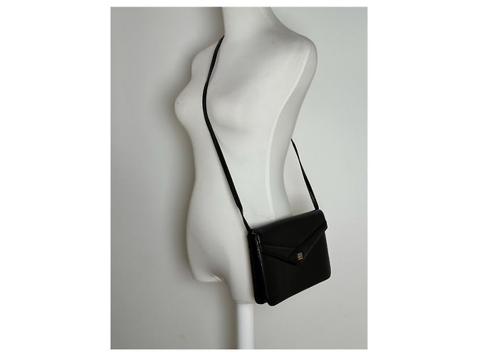 Vintage Givenchy 4G Leder Tasche Schwarz - Ansicht 3