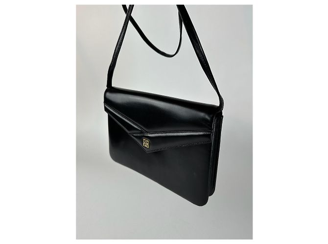 Vintage Givenchy 4G Leder Tasche Schwarz - Ansicht 5