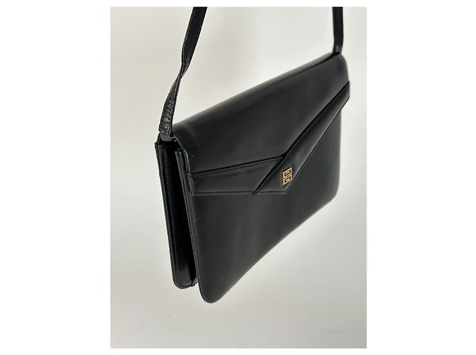 Vintage Givenchy 4G Leder Tasche Schwarz - Ansicht 7