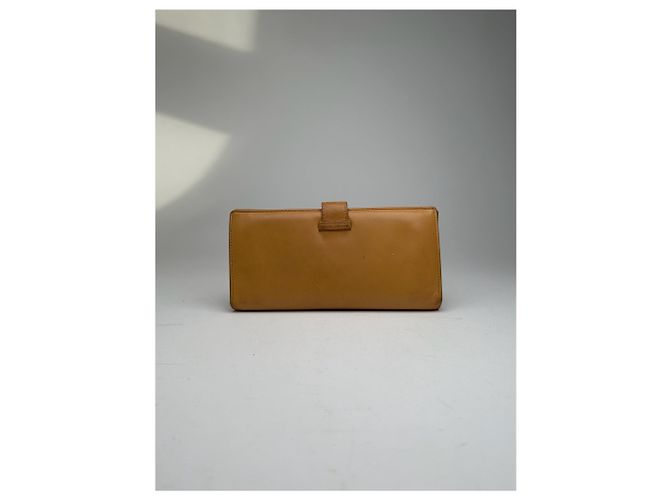 Vintage Loewe Madrid Leather wallet brown Yellow - view 2