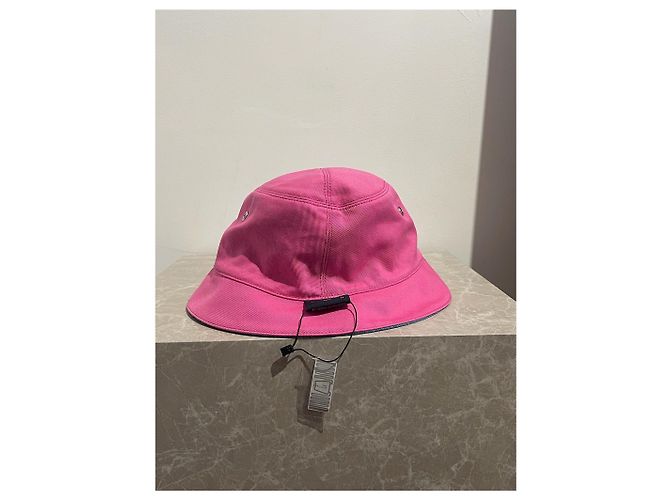 Bucket LOUIS VUITTON Cappelli T.International S Cotone Blu - vista 6