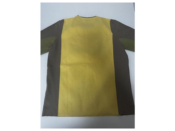 Jacquemus "Colza" Strick-T-Shirt Beige Grün Gelb - Ansicht 10