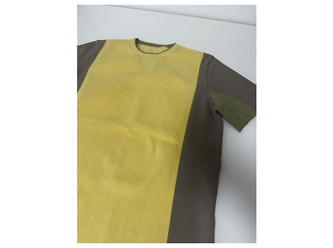 Jacquemus "Colza" Strick-T-Shirt Beige Grün Gelb - Ansicht 4
