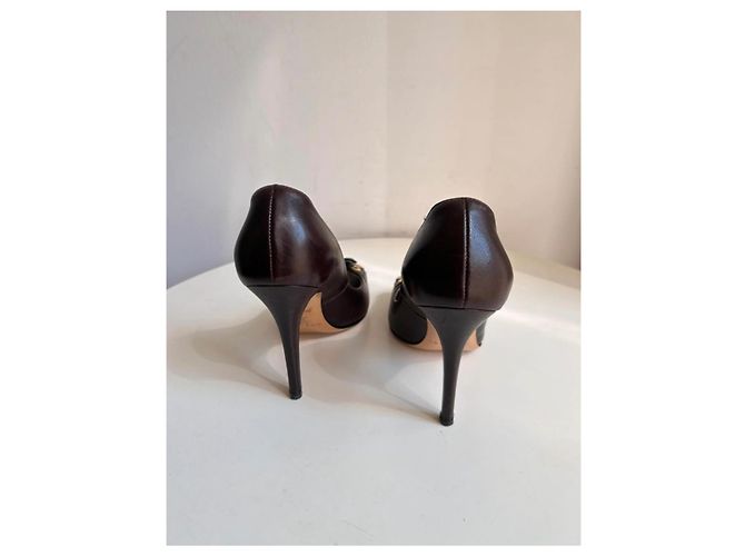 Décolleté aperti Casadei marroni Marrone - vista 6