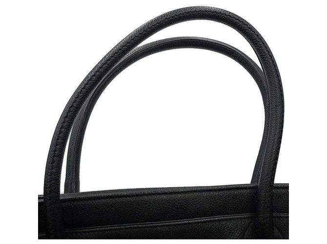 Chanel 2.55 Executive Line Leder Tote Bag Schwarz - Ansicht 11