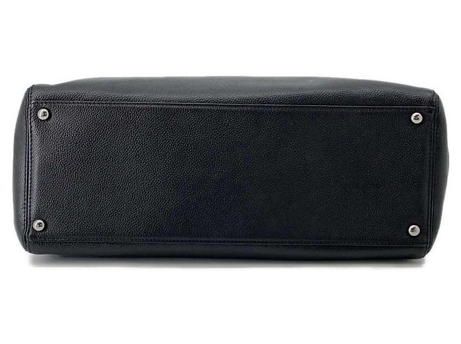 Chanel 2.55 Executive Line Leder Tote Bag Schwarz - Ansicht 3