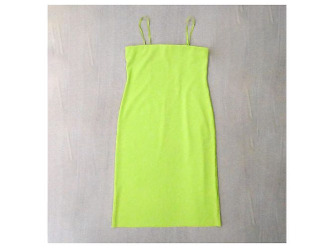 COS Tuba Midi-Kleid in neon limonengrün Größe L Gelb - Ansicht 2
