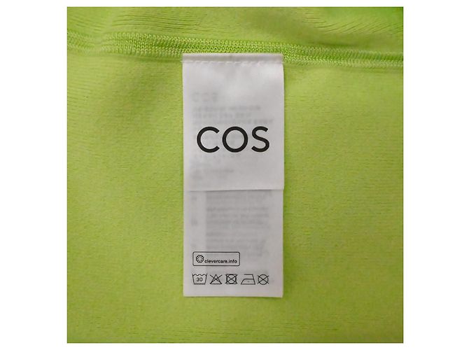 COS Tuba Midi-Kleid in neon limonengrün Größe L Gelb - Ansicht 7
