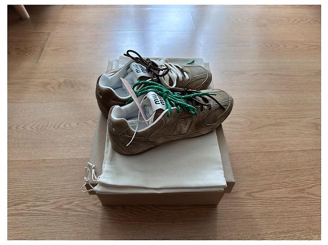 Miu Miu New Balance 530 SL Ecru Beige - vista 4
