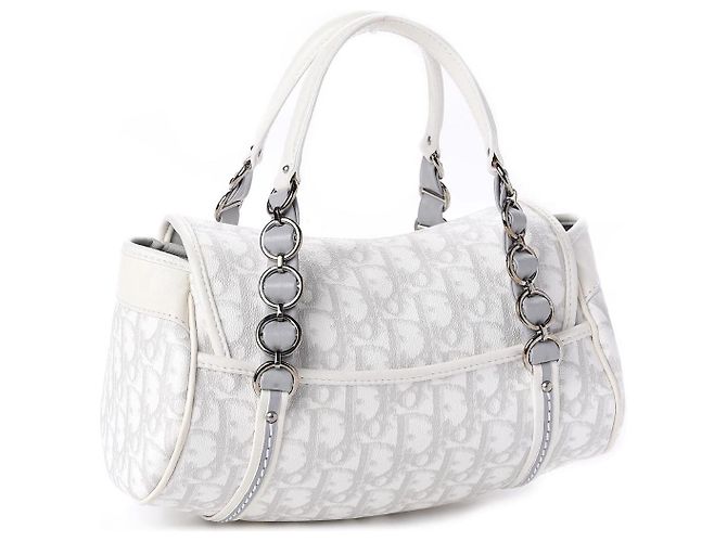 Borsa Dior Monogram Romantique Trotter Grigia - vista 2