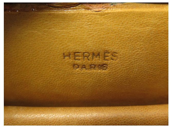 Hermès VINTAGE HERMES PULLMAN 26 BRAUNES KROKODILLEDER HANDTASCHE - Ansicht 9