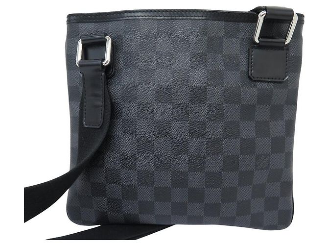 NUOVA BORSA LOUIS VUITTON THOMAS CANVAS A RIGHE GRAFITE N58028 Grigio antracite - vista 2