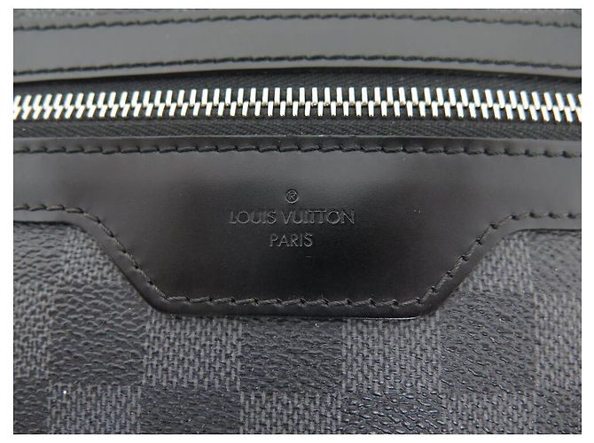 NUOVA BORSA LOUIS VUITTON THOMAS CANVAS A RIGHE GRAFITE N58028 Grigio antracite - vista 5