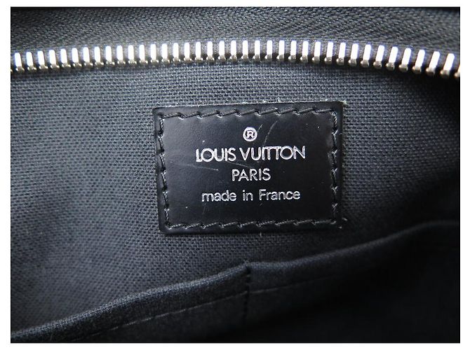 NUOVA BORSA LOUIS VUITTON THOMAS CANVAS A RIGHE GRAFITE N58028 Grigio antracite - vista 8