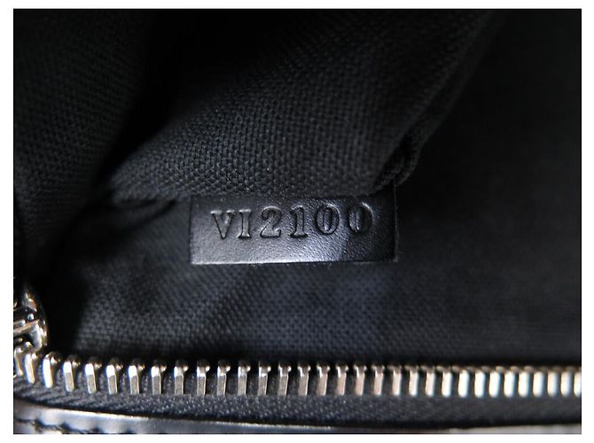 NUOVA BORSA LOUIS VUITTON THOMAS CANVAS A RIGHE GRAFITE N58028 Grigio antracite - vista 9