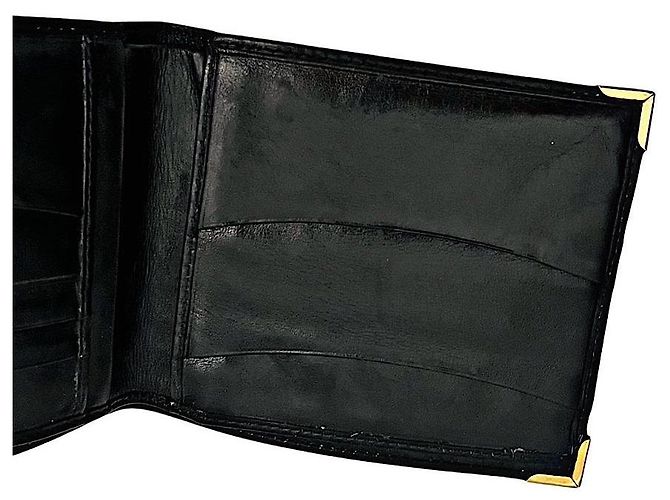 Authentic Gucci Navy Monogram GG Web Bifold Wallet Navy blue - view 6