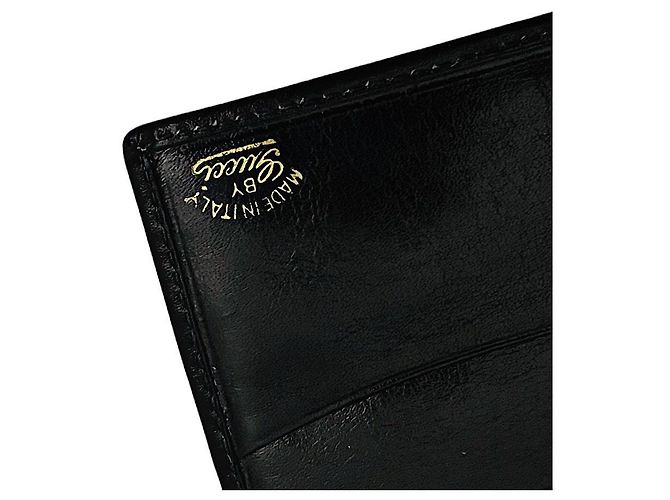 Authentic Gucci Navy Monogram GG Web Bifold Wallet Navy blue - view 8