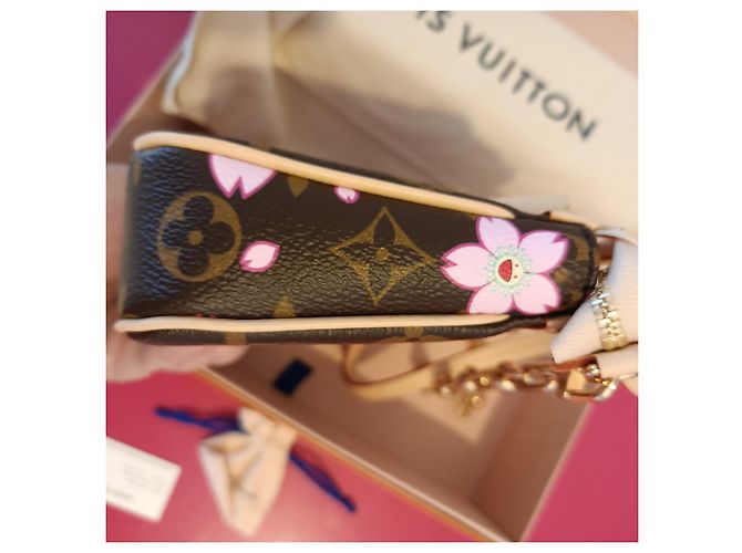 Pochette Accessori Louis Vuitton x Murakami Cherry Blossom Multicolore - vista 12