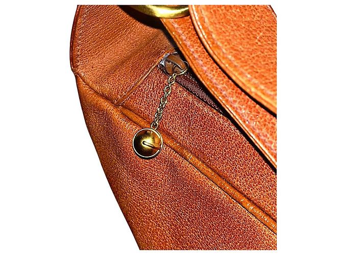 Sac à épaule en cuir de veau Gucci vintage authentique Marron - vue 9