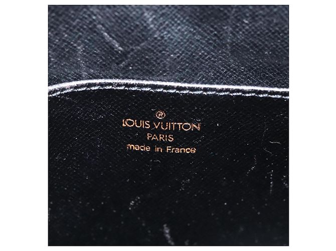 LOUIS VUITTON Epi Pochette Uomo Borsa Clutch Nera M52522 LV Auth 117085 Nero - vista 17