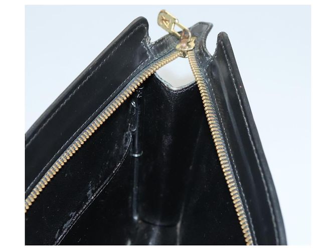 LOUIS VUITTON Epi Pochette Uomo Borsa Clutch Nera M52522 LV Auth 117085 Nero - vista 18
