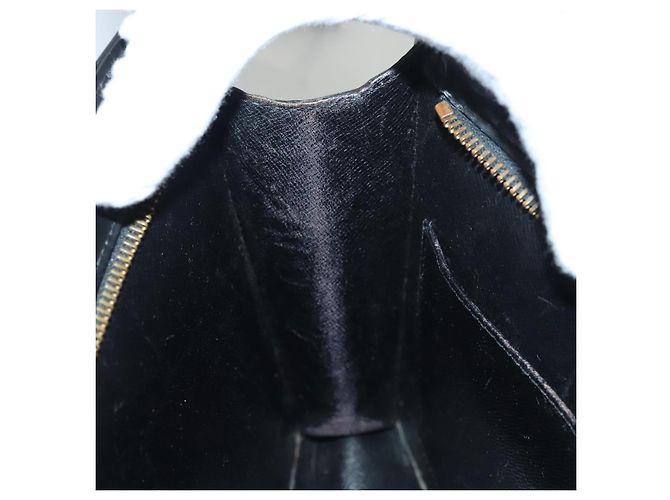 LOUIS VUITTON Epi Pochette Uomo Borsa Clutch Nera M52522 LV Auth 117085 Nero - vista 19