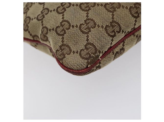 Borsa a Spalla in Tela GG GUCCI Beige Argento 113013 Auth bs24171 - vista 10