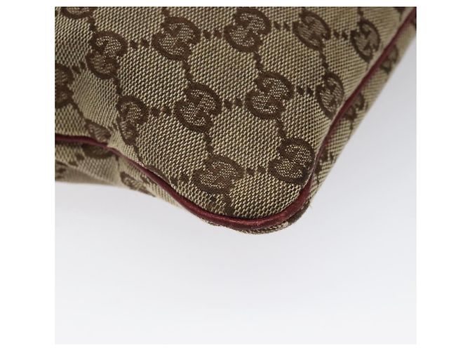Borsa a Spalla in Tela GG GUCCI Beige Argento 113013 Auth bs24171 - vista 15