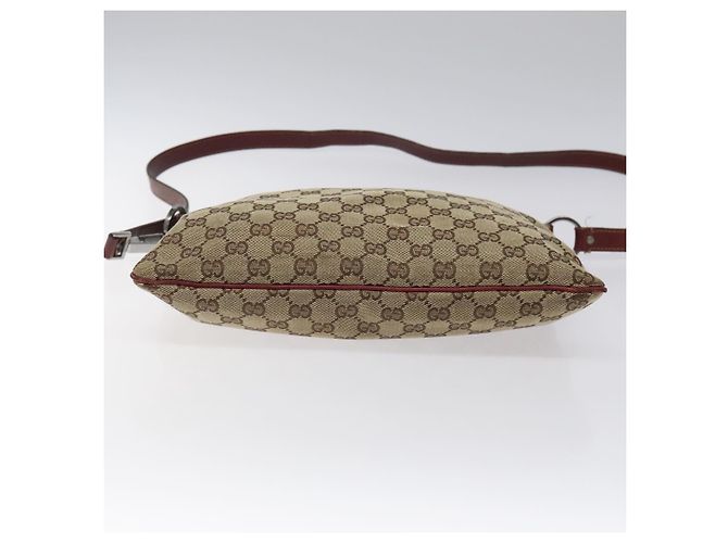 Borsa a Spalla in Tela GG GUCCI Beige Argento 113013 Auth bs24171 - vista 5