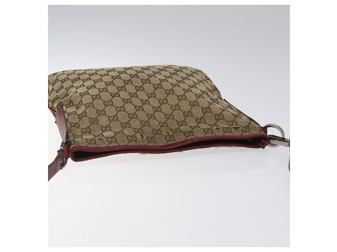Borsa a Spalla in Tela GG GUCCI Beige Argento 113013 Auth bs24171 - vista 6
