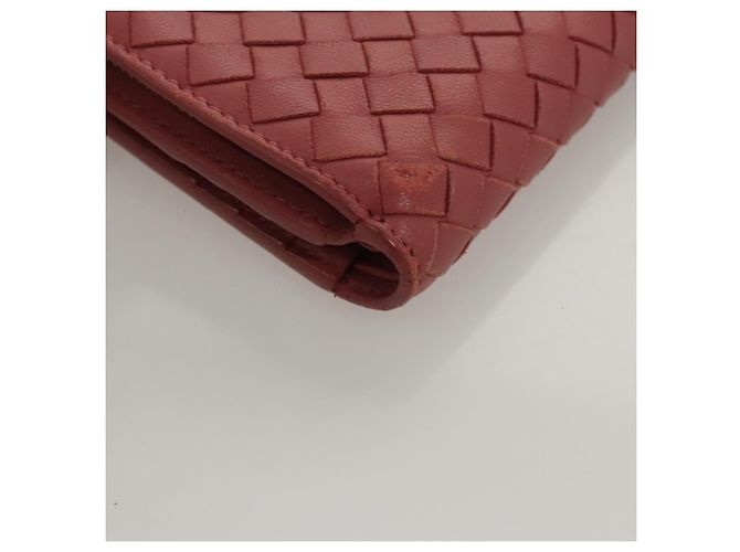 Autre Marque Leder-Wallet INTRECCIATO Bottega Veneta Rosa Auth 117262 - Ansicht 15