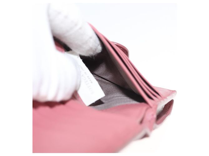 Autre Marque Leder-Wallet INTRECCIATO Bottega Veneta Rosa Auth 117262 - Ansicht 17
