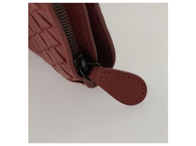 Autre Marque Leder-Wallet INTRECCIATO Bottega Veneta Rosa Auth 117262 - Ansicht 8