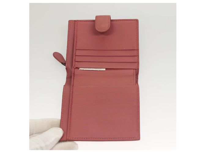 Autre Marque Leder-Wallet INTRECCIATO Bottega Veneta Rosa Auth 117262 - Ansicht 9