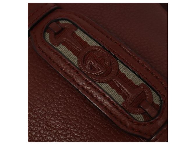 Borsa a Spalla GUCCI in Pelle 2 vie Marrone Oro 296851 Auth ep8453 D'oro - vista 10