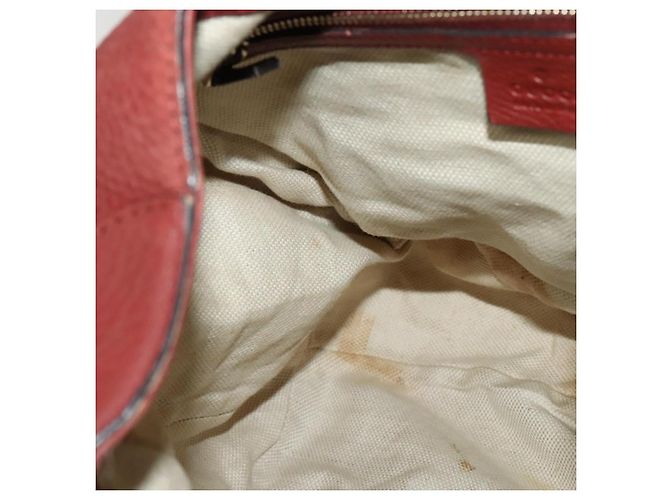Borsa a Spalla GUCCI in Pelle 2 vie Marrone Oro 296851 Auth ep8453 D'oro - vista 19