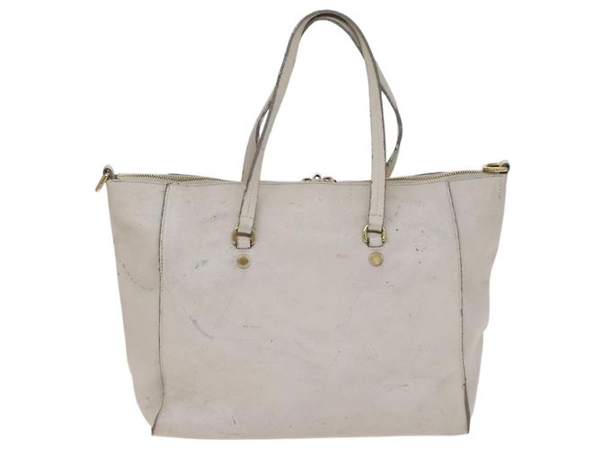 LOUIS VUITTON Borsa Monogram Empreinte Lumineuse PM 2way Bianca M93411 Auth bs24134 Bianco - vista 2