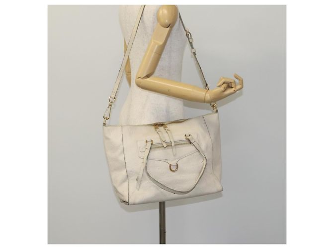 LOUIS VUITTON Borsa Monogram Empreinte Lumineuse PM 2way Bianca M93411 Auth bs24134 Bianco - vista 24
