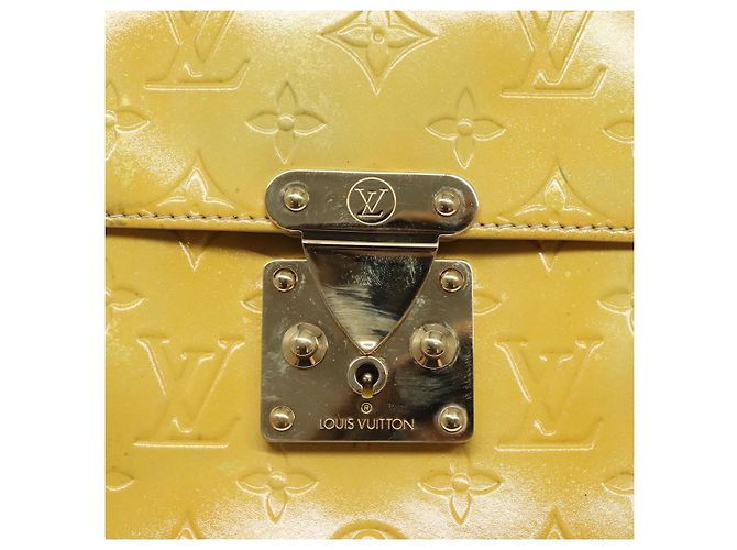 LOUIS VUITTON Monogram Vernis Borsa a Mano Spring Street Grigio M91029 LV Auth ep8537 - vista 18