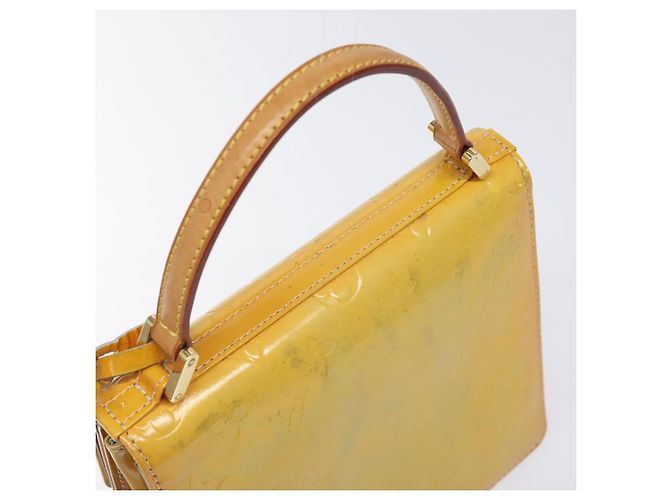 LOUIS VUITTON Monogram Vernis Borsa a Mano Spring Street Grigio M91029 LV Auth ep8537 - vista 6