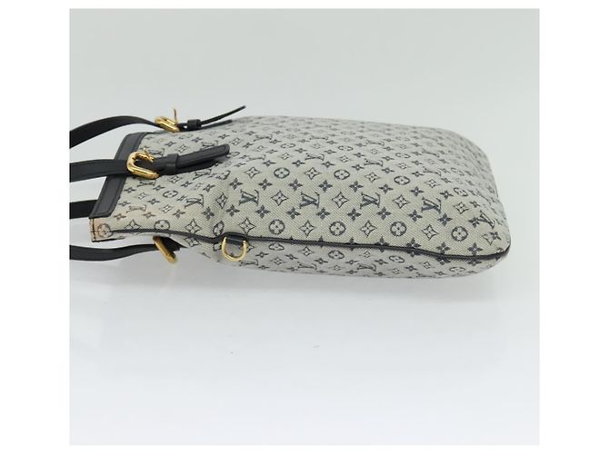 LOUIS VUITTON Borsa Tote Mini Franoise Monogramma 2way Blu M92208 LV Auth KD446 - vista 3