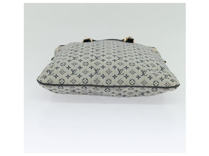 LOUIS VUITTON Borsa Tote Mini Franoise Monogramma 2way Blu M92208 LV Auth KD446 - vista 5