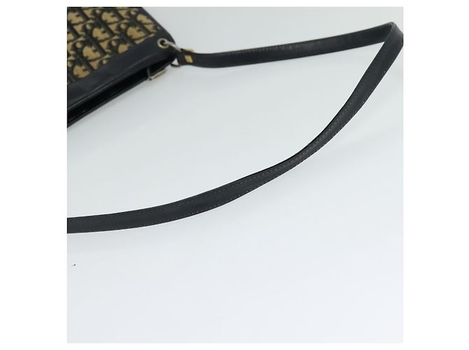 Borsa a spalla in tela Trotter Christian Dior blu navy oro Auth BD1501 D'oro - vista 7