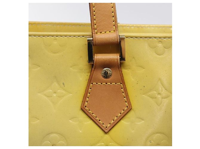 LOUIS VUITTON Monogram Vernis Borsa a Mano Houston Grigia M91053 LV Auth MX102 Grigio - vista 18