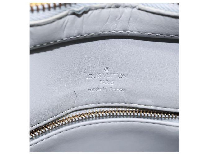 LOUIS VUITTON Monogram Vernis Borsa a Mano Houston Grigia M91053 LV Auth MX102 Grigio - vista 19