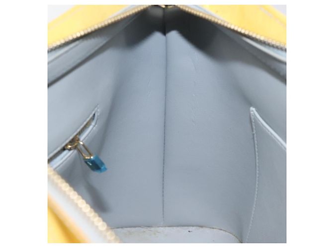 LOUIS VUITTON Monogram Vernis Borsa a Mano Houston Grigia M91053 LV Auth MX102 Grigio - vista 20