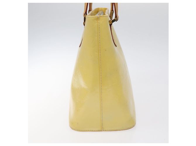 LOUIS VUITTON Monogram Vernis Borsa a Mano Houston Grigia M91053 LV Auth MX102 Grigio - vista 4