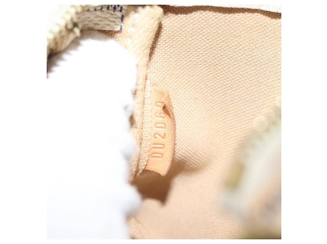 LOUIS VUITTON Mini Pochette Accessoires Damier Azur Pouch N63005 Auth BD1591 - vista 12