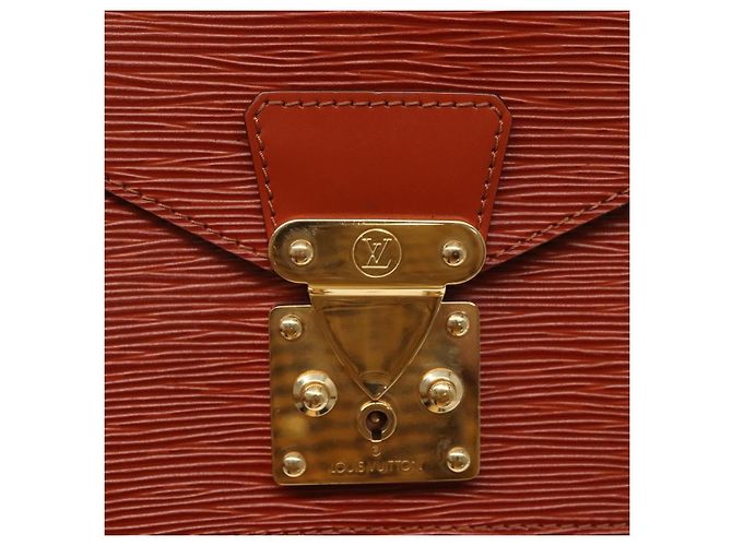 LOUIS VUITTON Epi Monceau 28 Borsa a Mano Marrone M52123 LV Auth ep8444 - vista 17